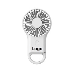 Portable Mini Hand Held Ourdoor Carabiner Keychain Fan