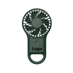 Portable Mini Hand Held Ourdoor Carabiner Keychain Fan