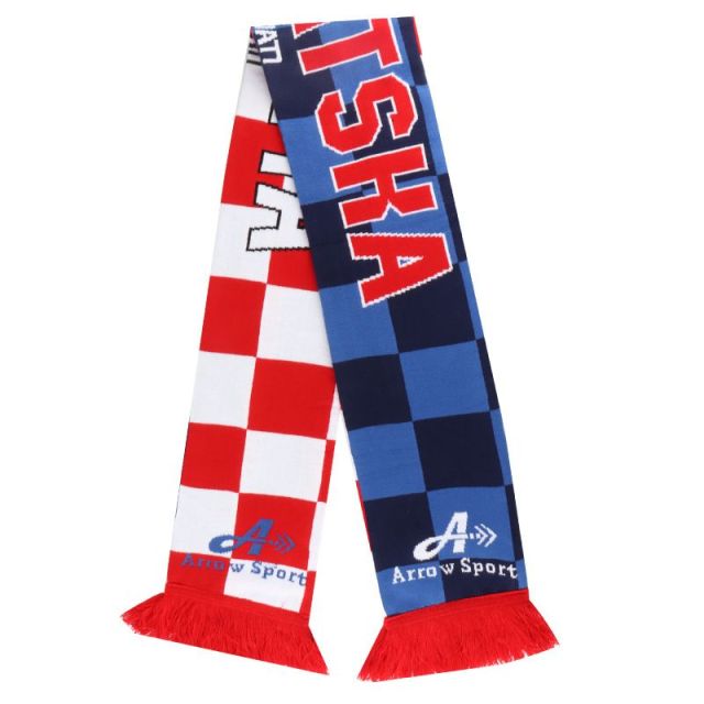 Acrylic Knit Soccer Fan Scarf