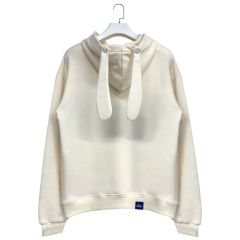 Cotton Long Sleeve Hoodied Sweater