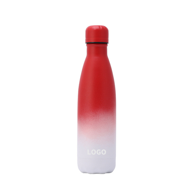 17 Oz Stainless Steel Vacuum Insulated Gradient Ramp Color Water Bottle