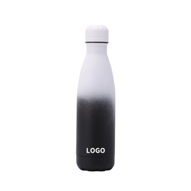 17 Oz Stainless Steel Vacuum Insulated Gradient Ramp Color Water Bottle