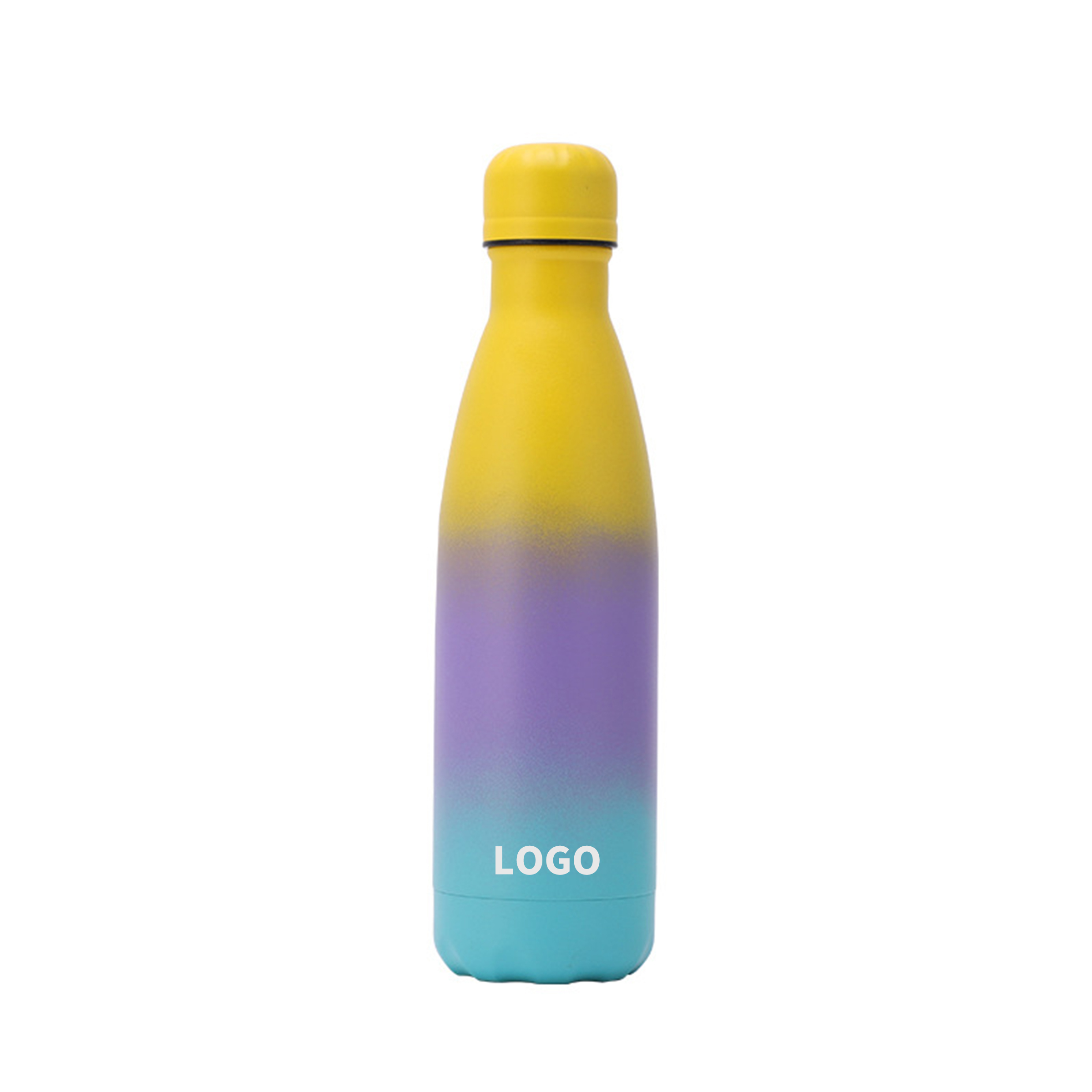 17 Oz Stainless Steel Vacuum Insulated Gradient Ramp Color Water Bottle