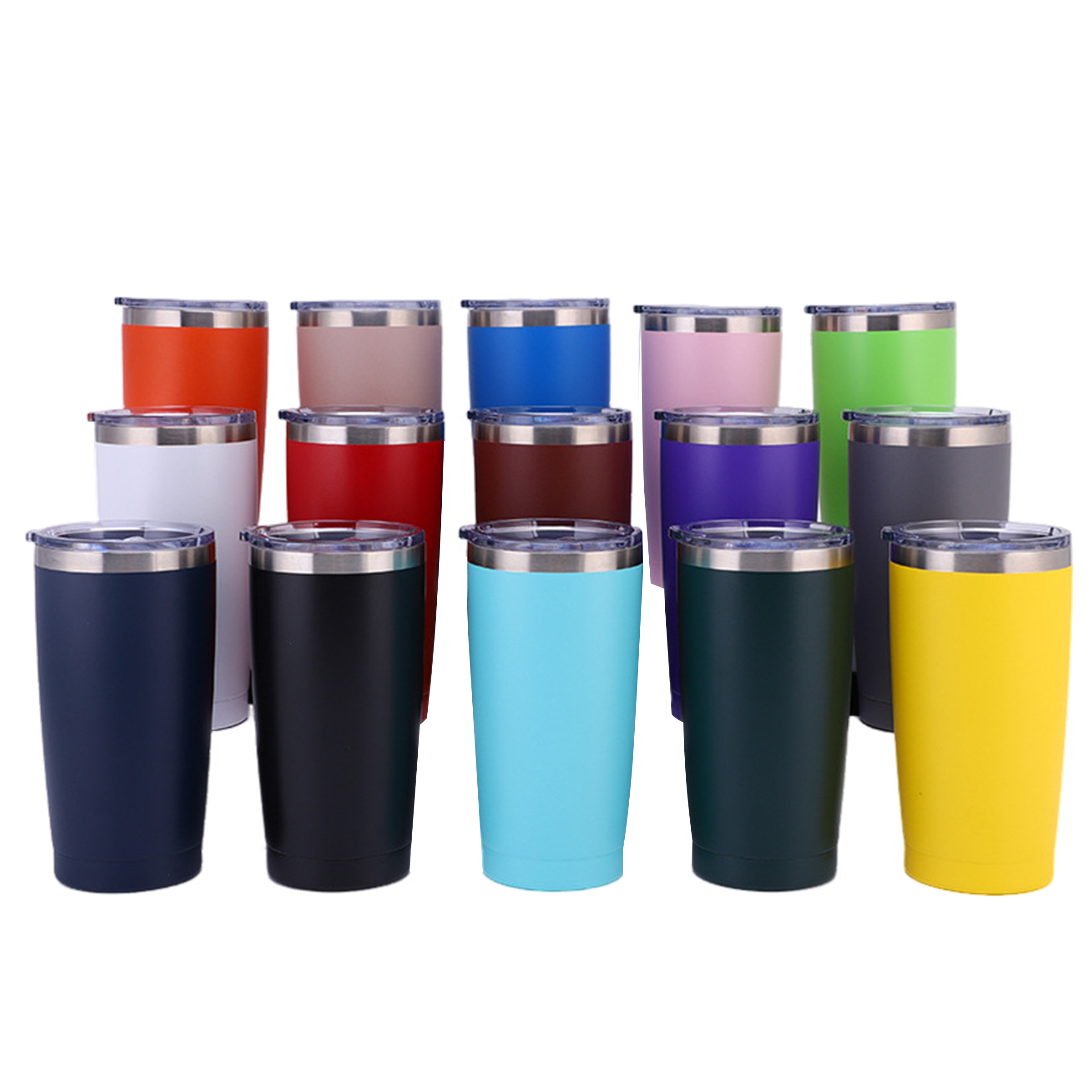 20 oz Vacuum Insulated Stainless Steel Car Travel Tumble