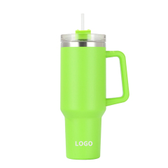 40 oz Stainless Steel Thermal Car Mug with Handle
