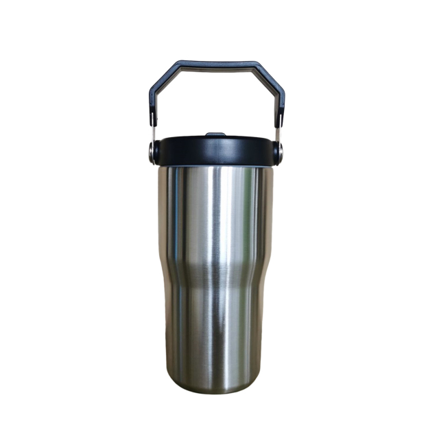 20oz Tumbler Stainless Steel Vacuum Insulated Car Travel Mug with Handle