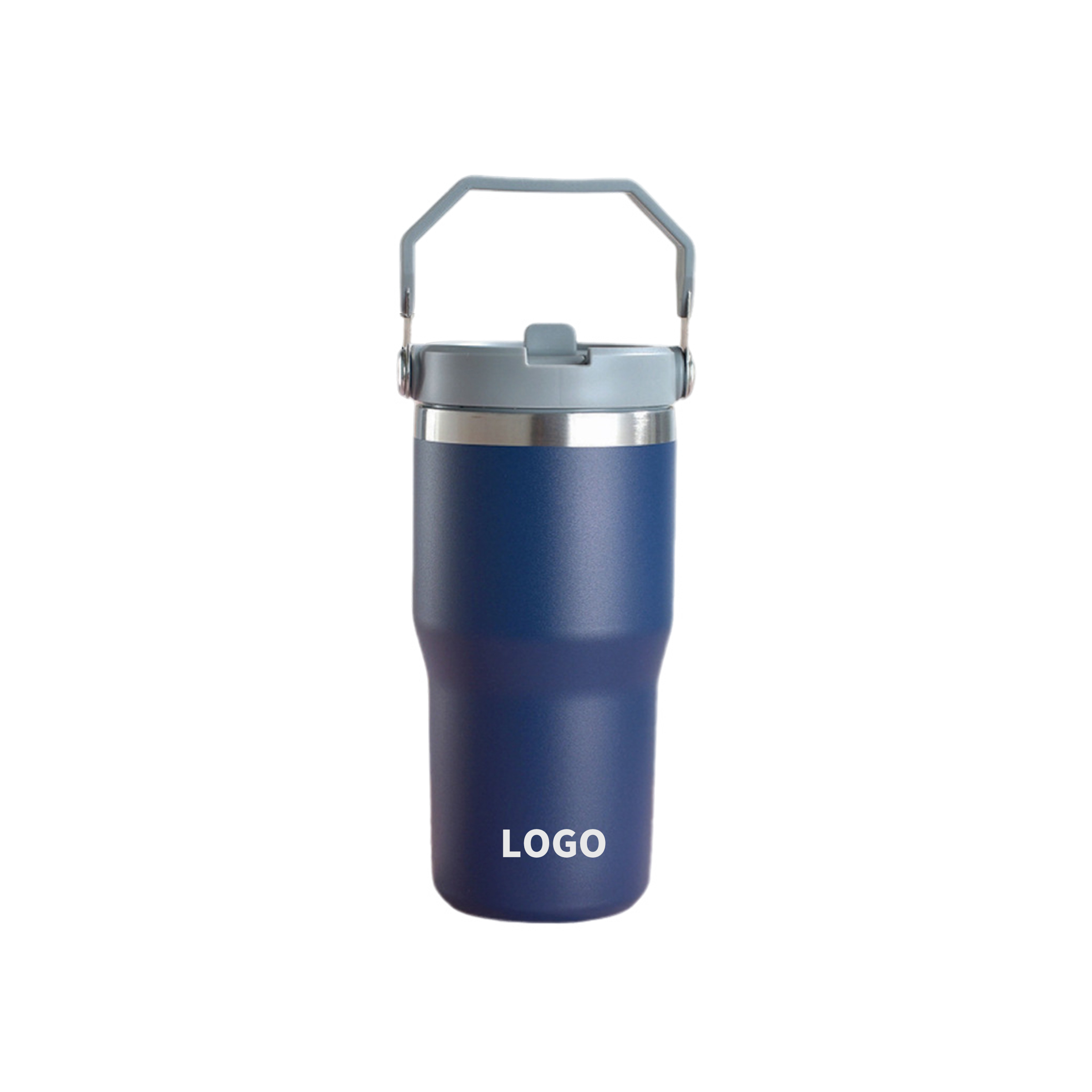 20oz Tumbler Stainless Steel Vacuum Insulated Car Travel Mug with Handle