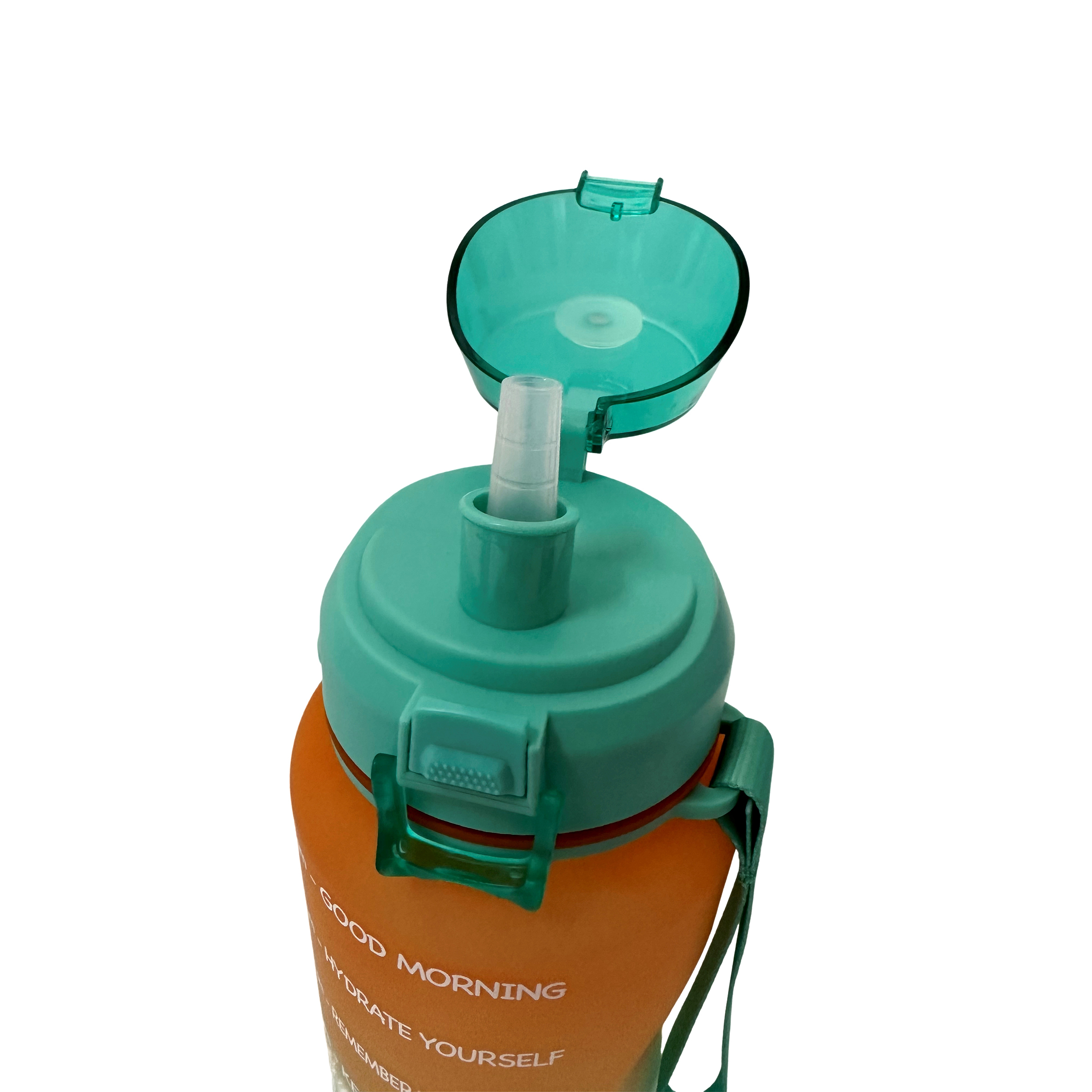 64oz Gradient Color Half Gallon Tritan Water Bottle