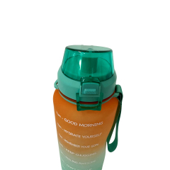 64oz Gradient Color Half Gallon Tritan Water Bottle
