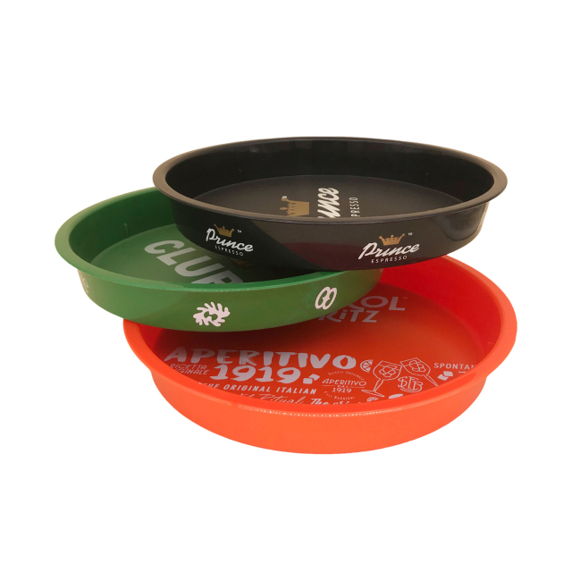 Round Food Serving Plastic Tray