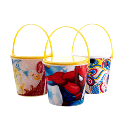 Plastic Snack Bucket With Lids