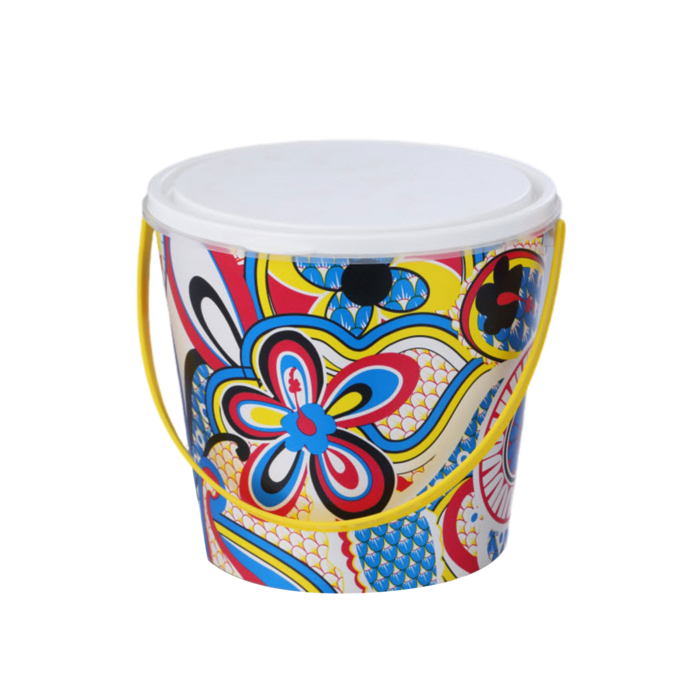 Plastic Snack Bucket With Lids