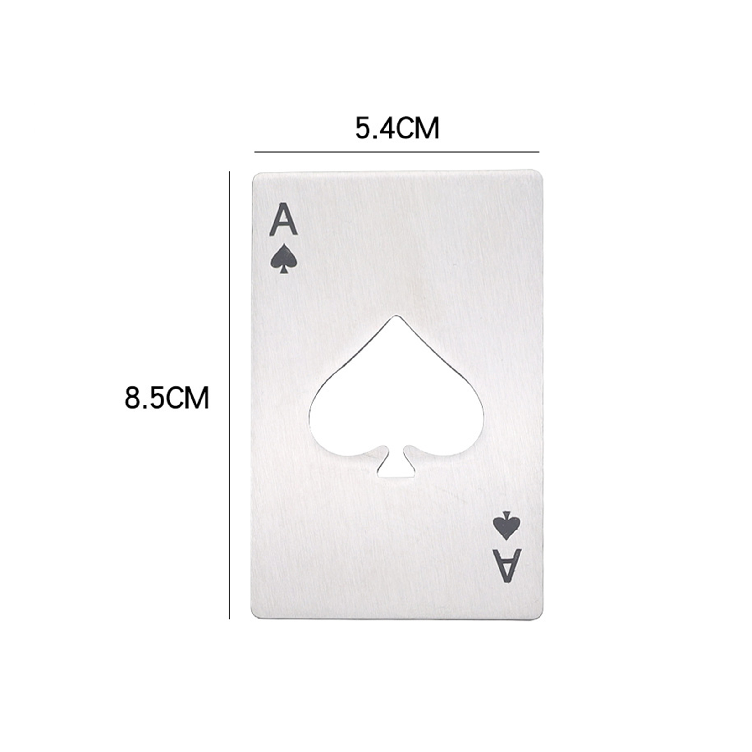 Stainless Steel Ace Credit Card Shape Opener