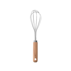 Stainless Steel Balloon Whisk with Wood Handle