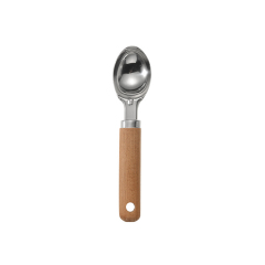 Wood Handle Ice Cream Scoop