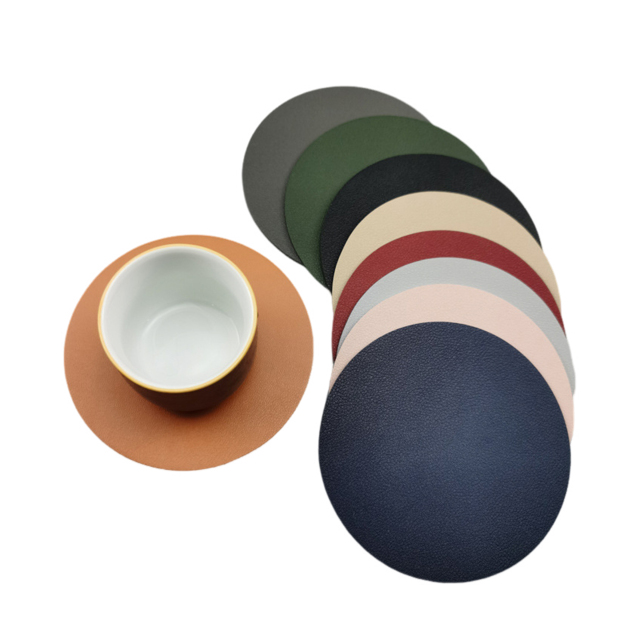 PVC Leather Coaster