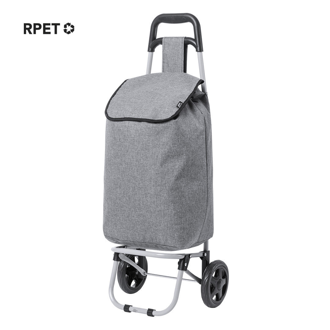 RPET Recycled Plastic Foldable Shopping Trolley