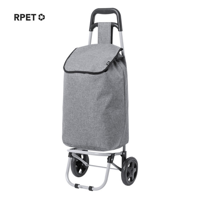 RPET Recycled Plastic Foldable Shopping Trolley