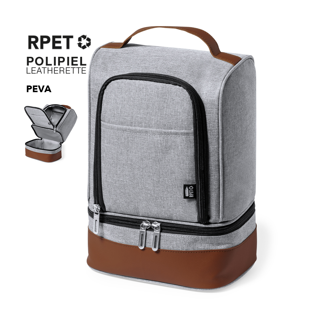 Leather Handle Cooler Bag