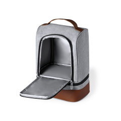 Leather Handle Cooler Bag
