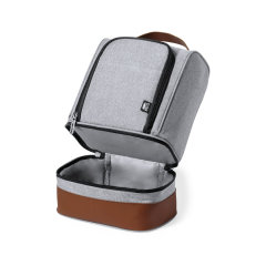 Leather Handle Cooler Bag