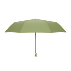 Mini 37 Inch Manual Opening Wood Handle Portable Umbrella