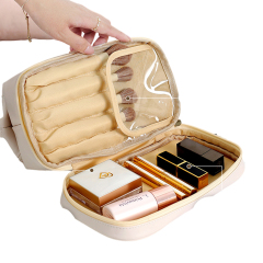 Soft PU Leather Cosmetic Bag