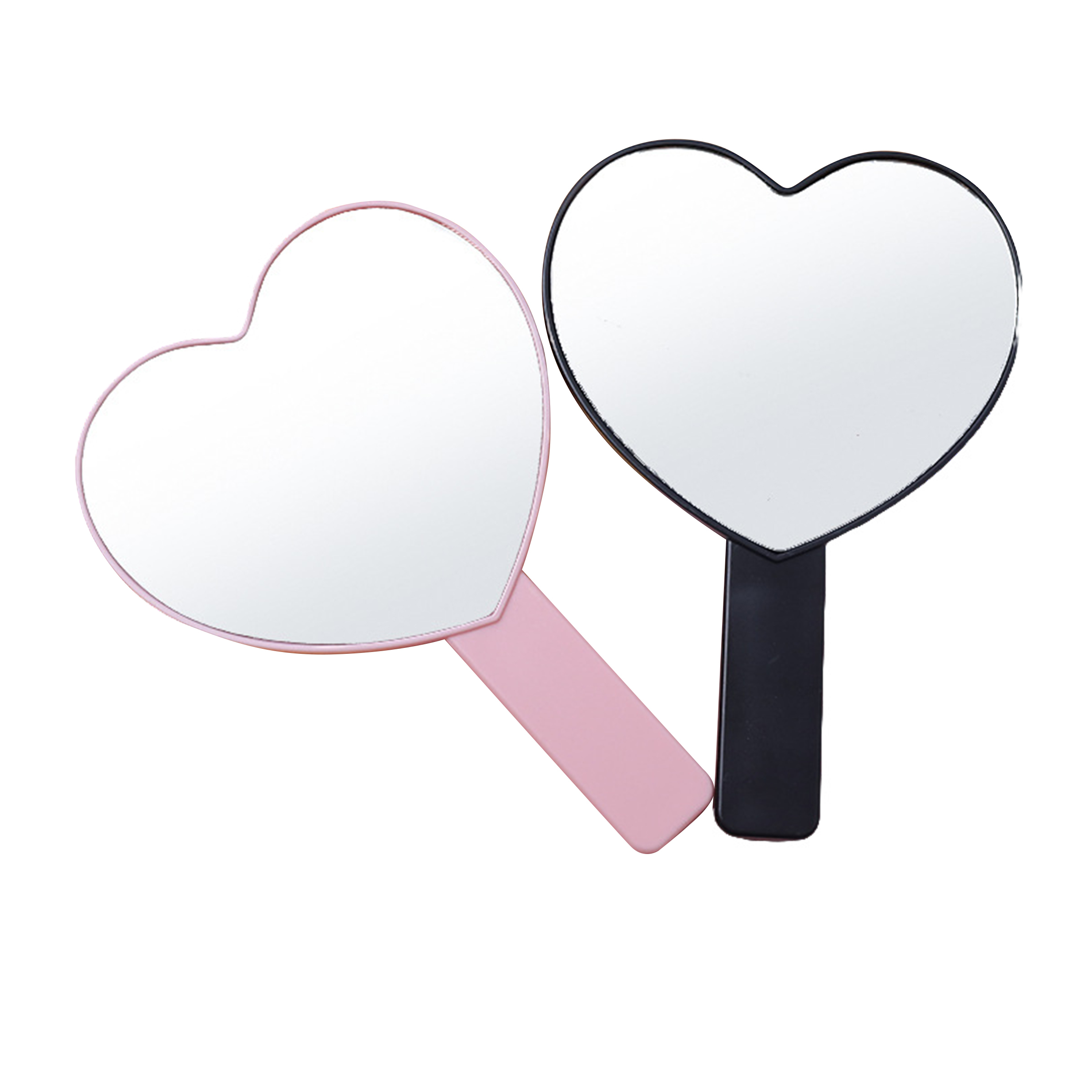 Heart Shape Handheld Mirror