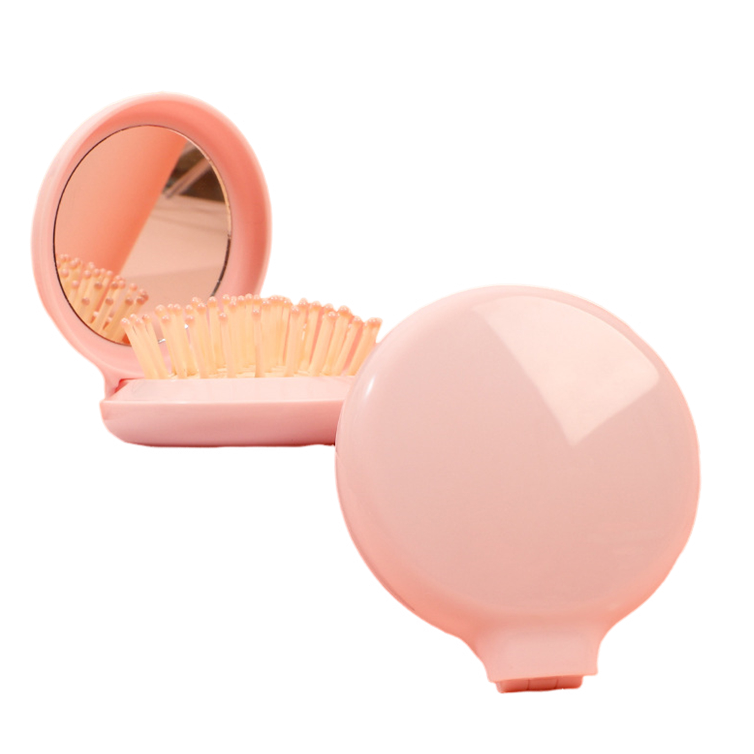 Foldable Airbag Comb with Mirror