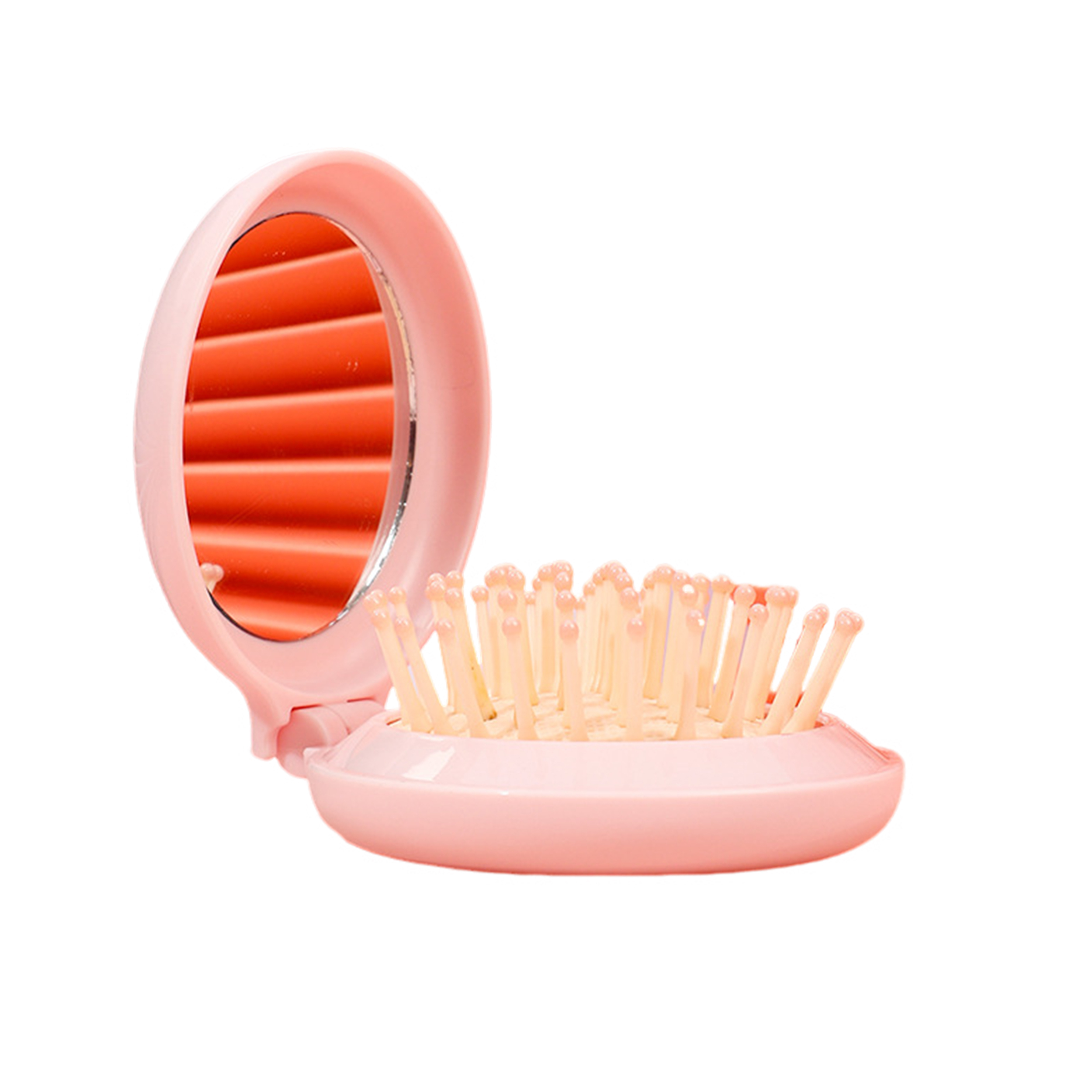 Foldable Airbag Comb with Mirror
