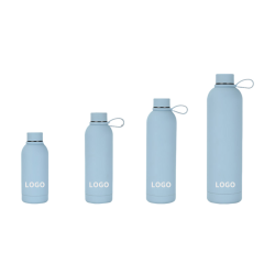 Narrow-mouthed Vacuum Insulated   Water Bottle with Silicone Handle