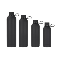 Narrow-mouthed Vacuum Insulated   Water Bottle with Silicone Handle