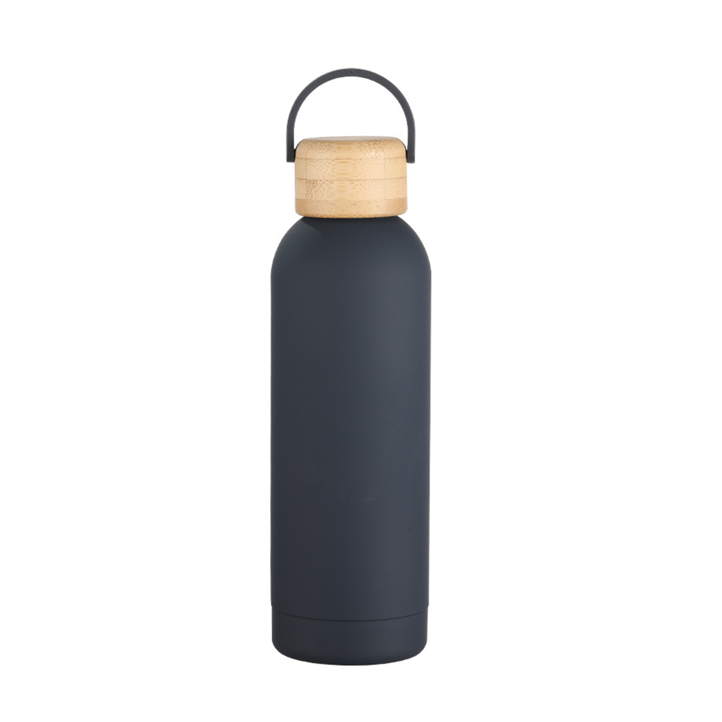 Stainless Steel Vacuum Insulated Water Bottle with Bamboo Cap