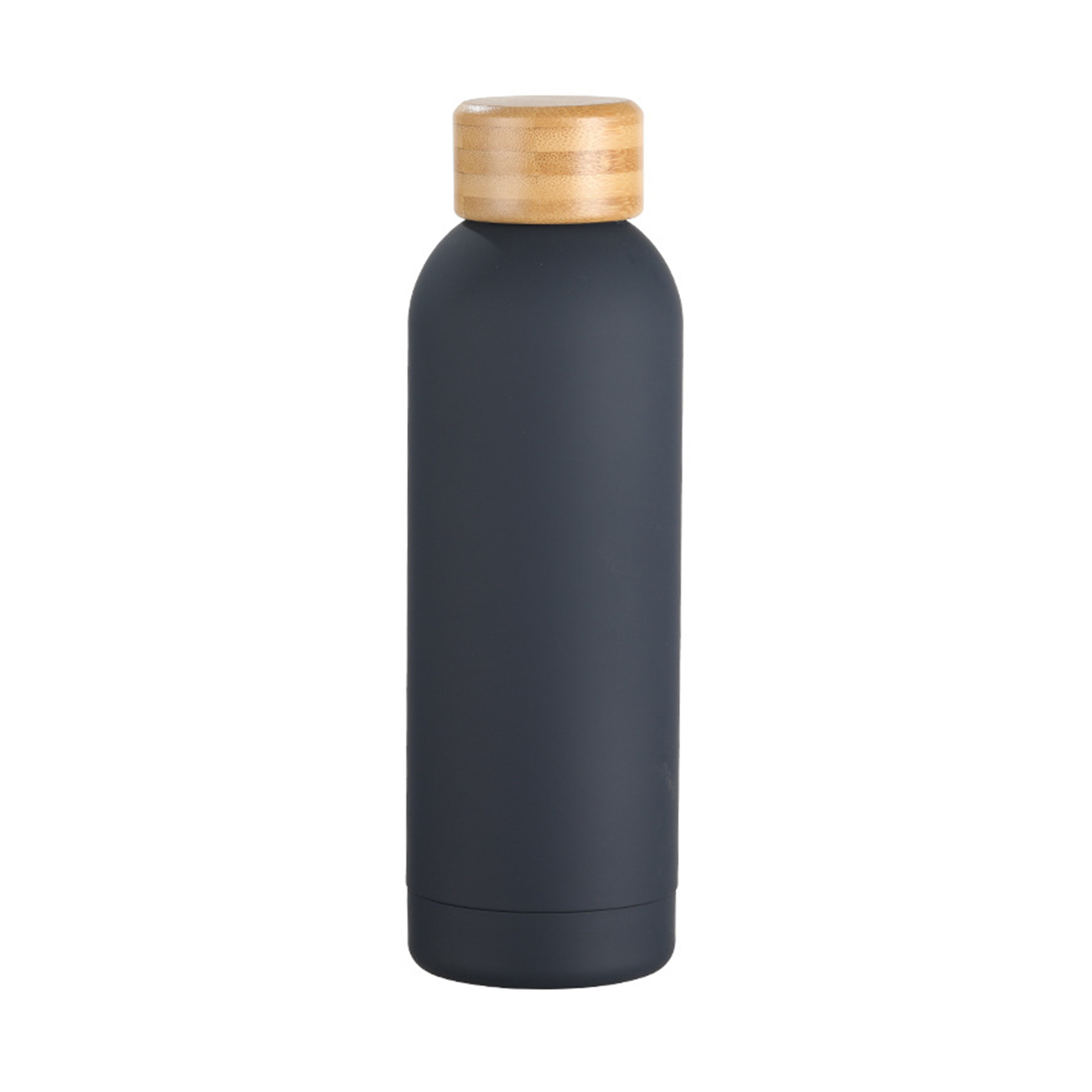 Stainless Steel Vacuum Insulated Water Bottle with Bamboo Cap