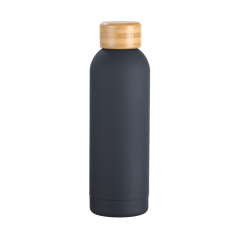 Stainless Steel Vacuum Insulated Water Bottle with Bamboo Cap