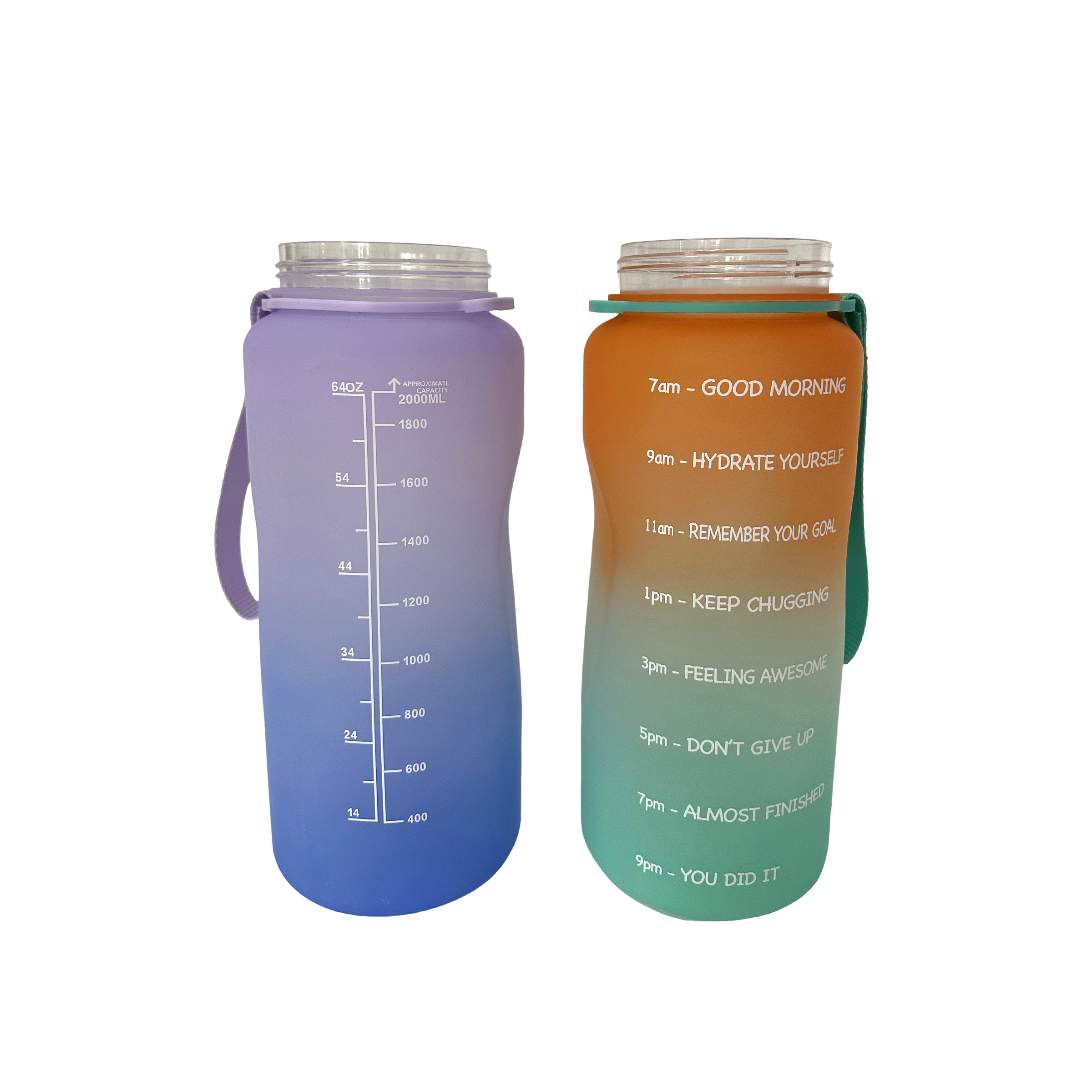 Half Gallon 64oz Sports Tritan Water Bottle