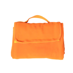 Portable Polar Fleece Throw Blanket