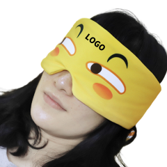 Full Colors Imprint Plush Eyemask