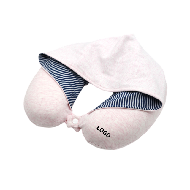 Travel Neck Pillow with Hood