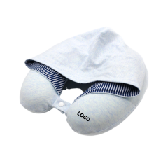 Travel Neck Pillow with Hood
