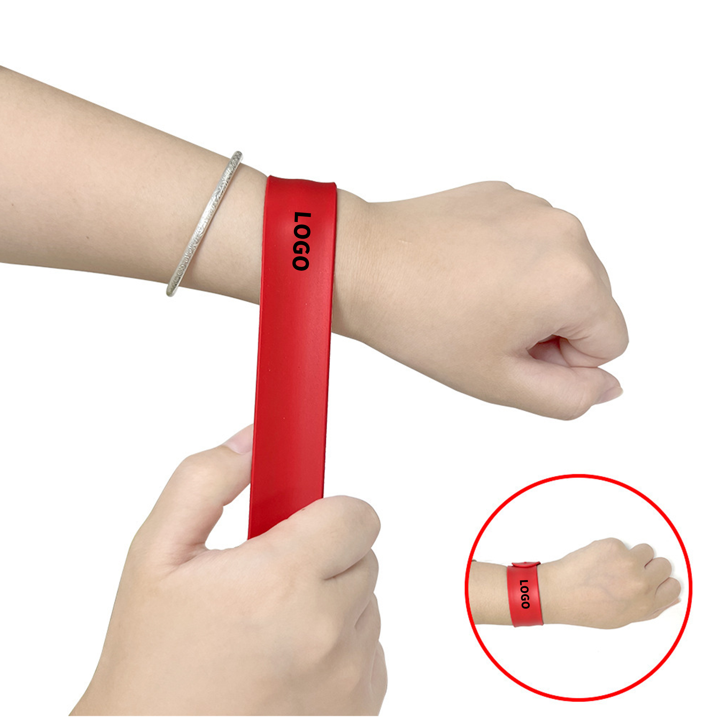 Silicone Slap Bracelets