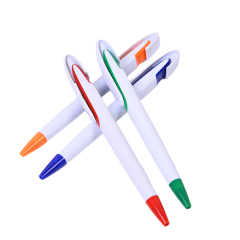 Retractable White Color Promotion Ballpoint Pen