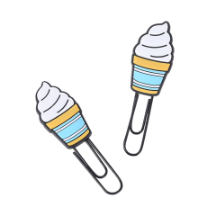 Custom Cute PVC Paper Clips