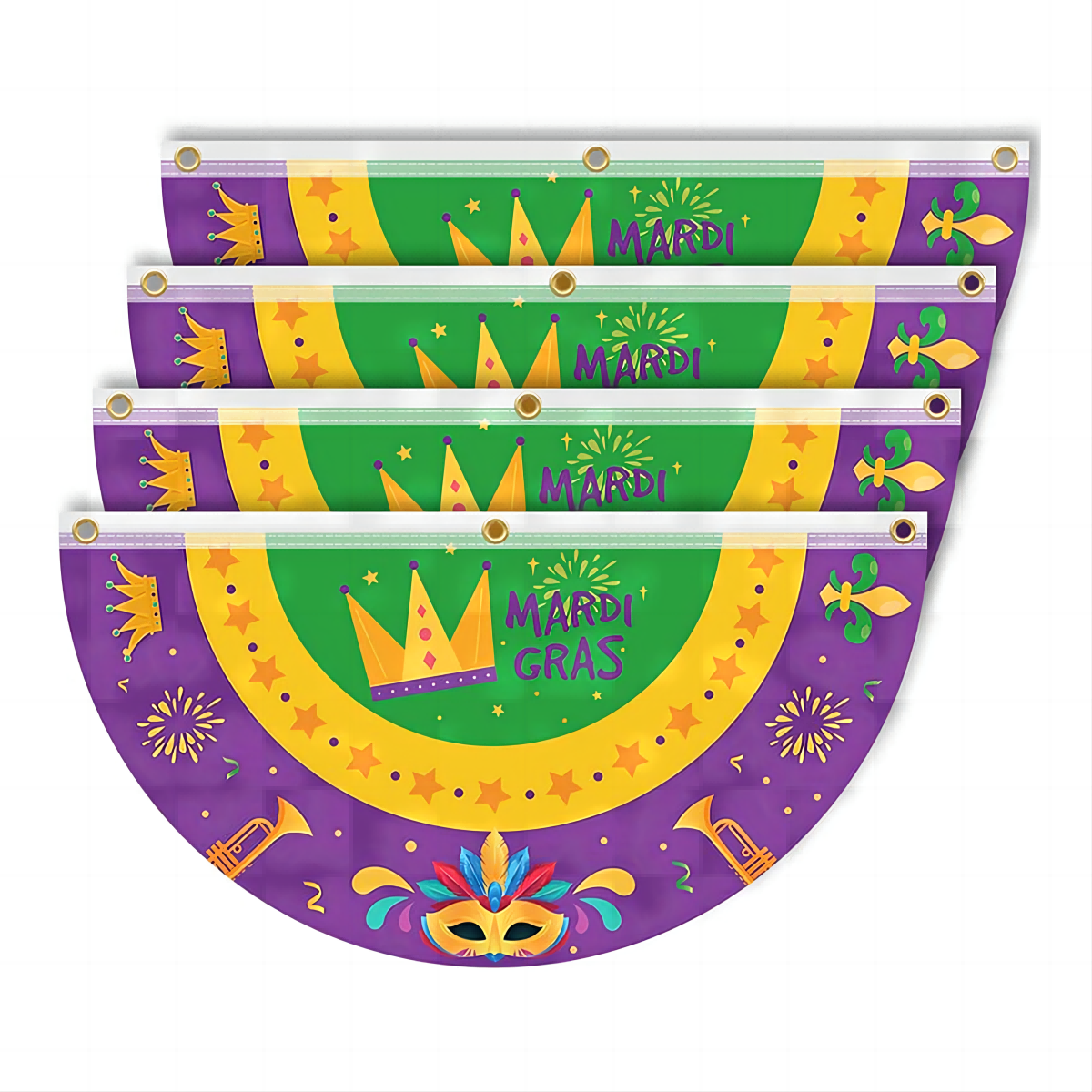 Half Fan Flag