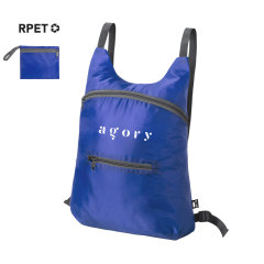 Recycled Plastic Foldable Backpack