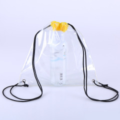 PVC Clear Transparent Drawstring  Bag