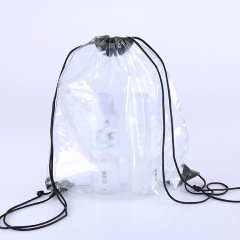 PVC Clear Transparent Drawstring  Bag