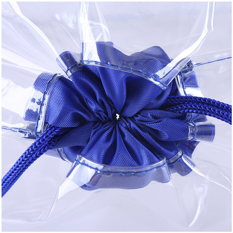 PVC Clear Transparent Drawstring  Bag