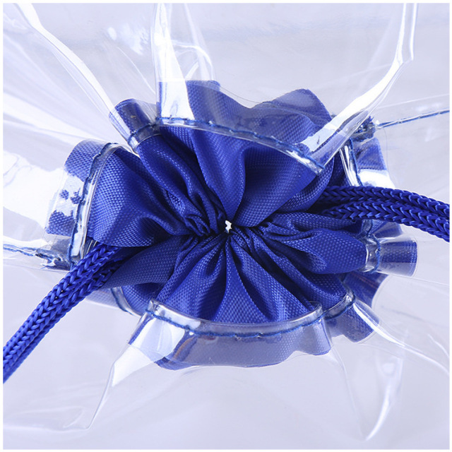 PVC Clear Transparent Drawstring  Bag