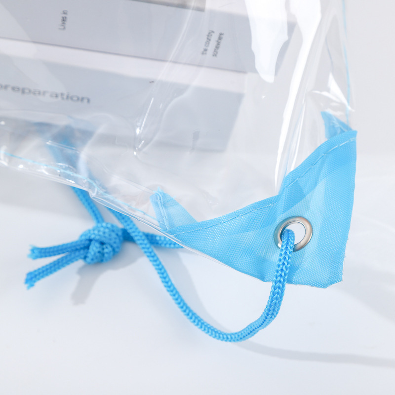 PVC Clear Transparent Drawstring  Bag